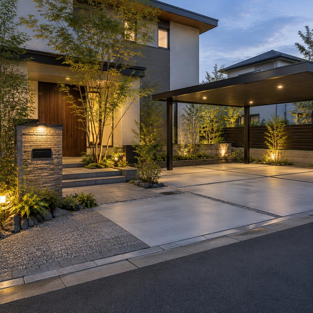 舗装・フェンス・照明も。住まいに似合うエクステリア